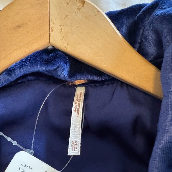 Free People Velvet Puffer Bomber Jacket - Picture 8 of 11